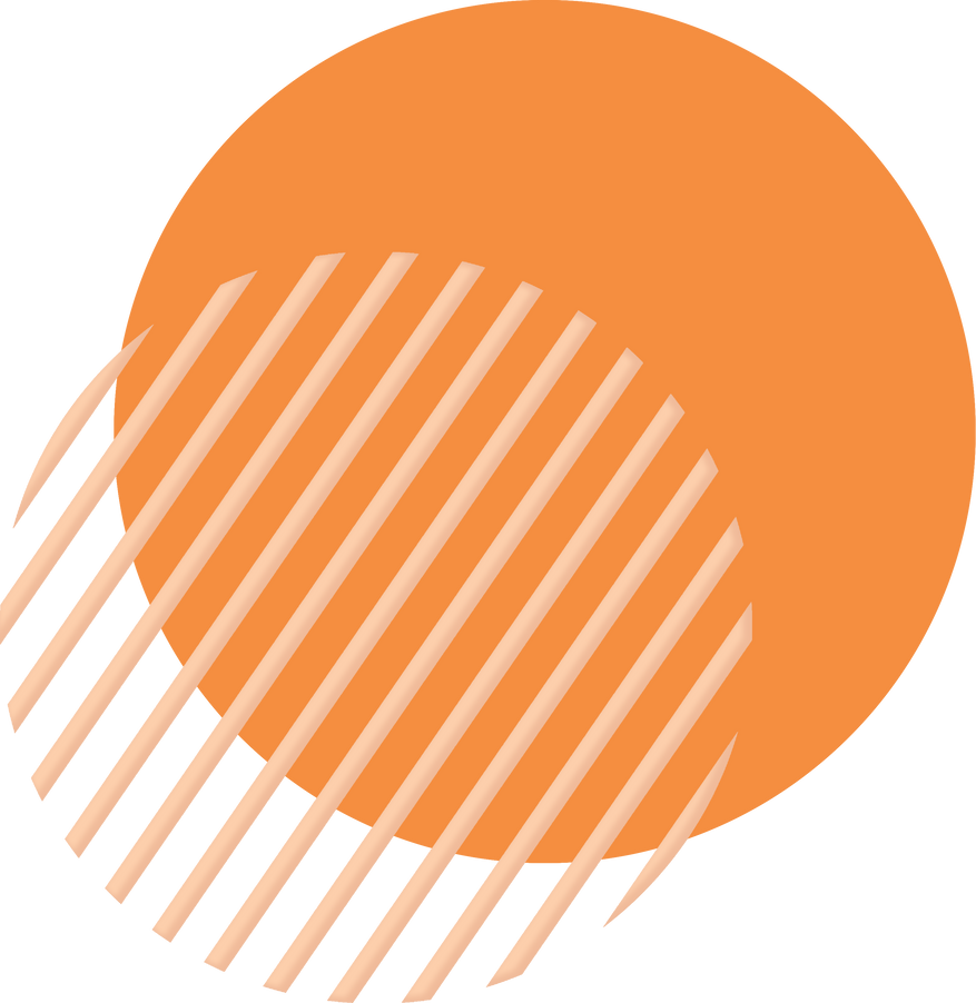 Striped Circle Shape