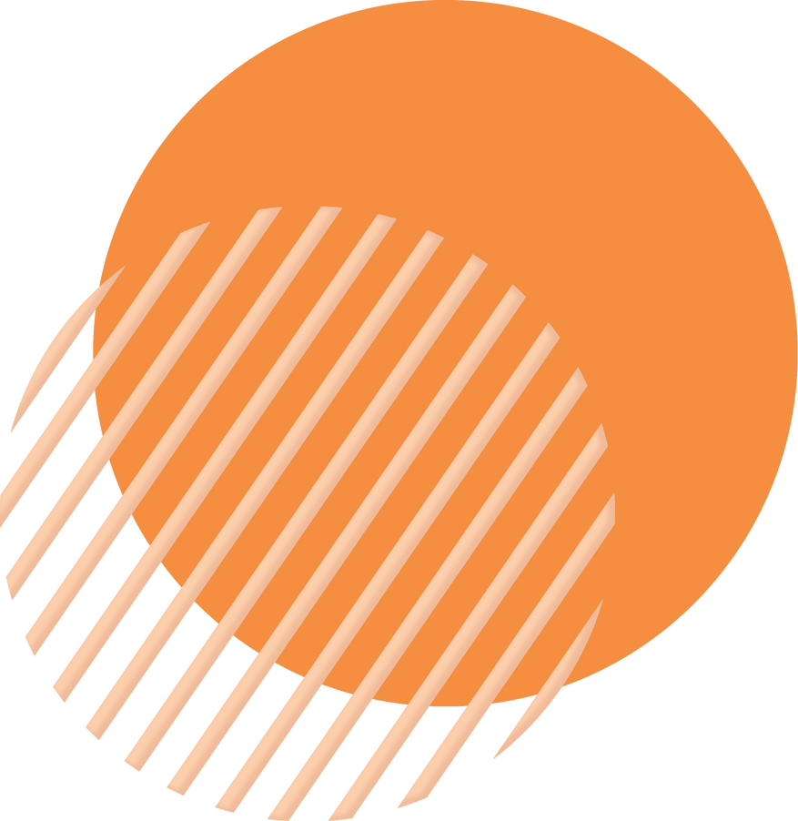 Striped Circle Shape